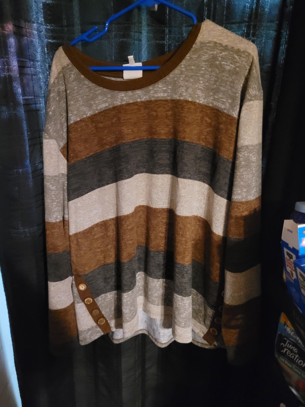 Jessica Simpson Top with Gold Logo Tag